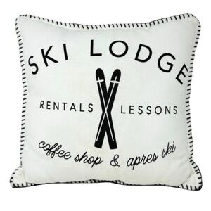 Wondershop Ski Lodge Pillow
